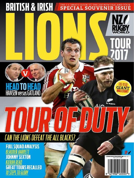 Title details for LIONS' TOUR 2017 SOUVENIR ISSUE, NZ RUGBY WORLD by Dark Horse Collective Ltd - Available